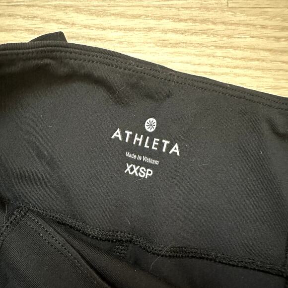 Athleta black leggings with zipped pockets XXSP - Picture 5 of 5